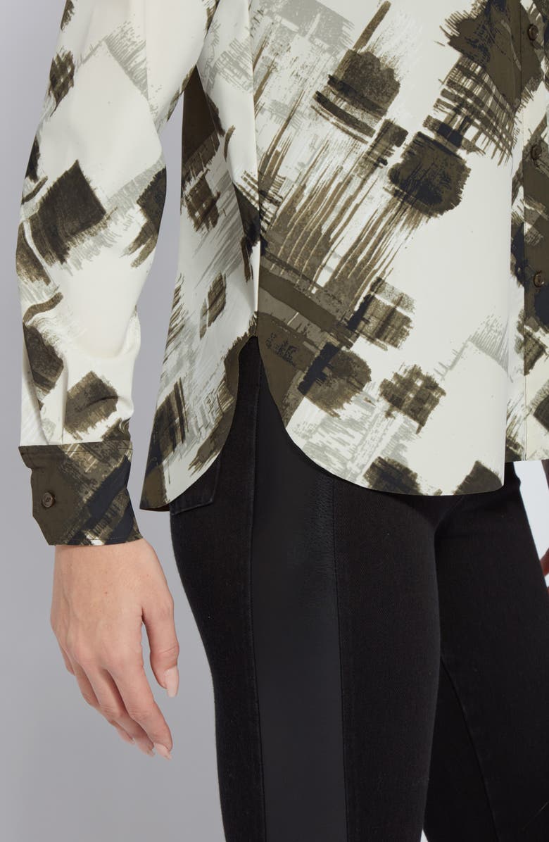 Lysse ́ Connie Print Slim Fit Button-Up Shirt, Alternate, color, 
