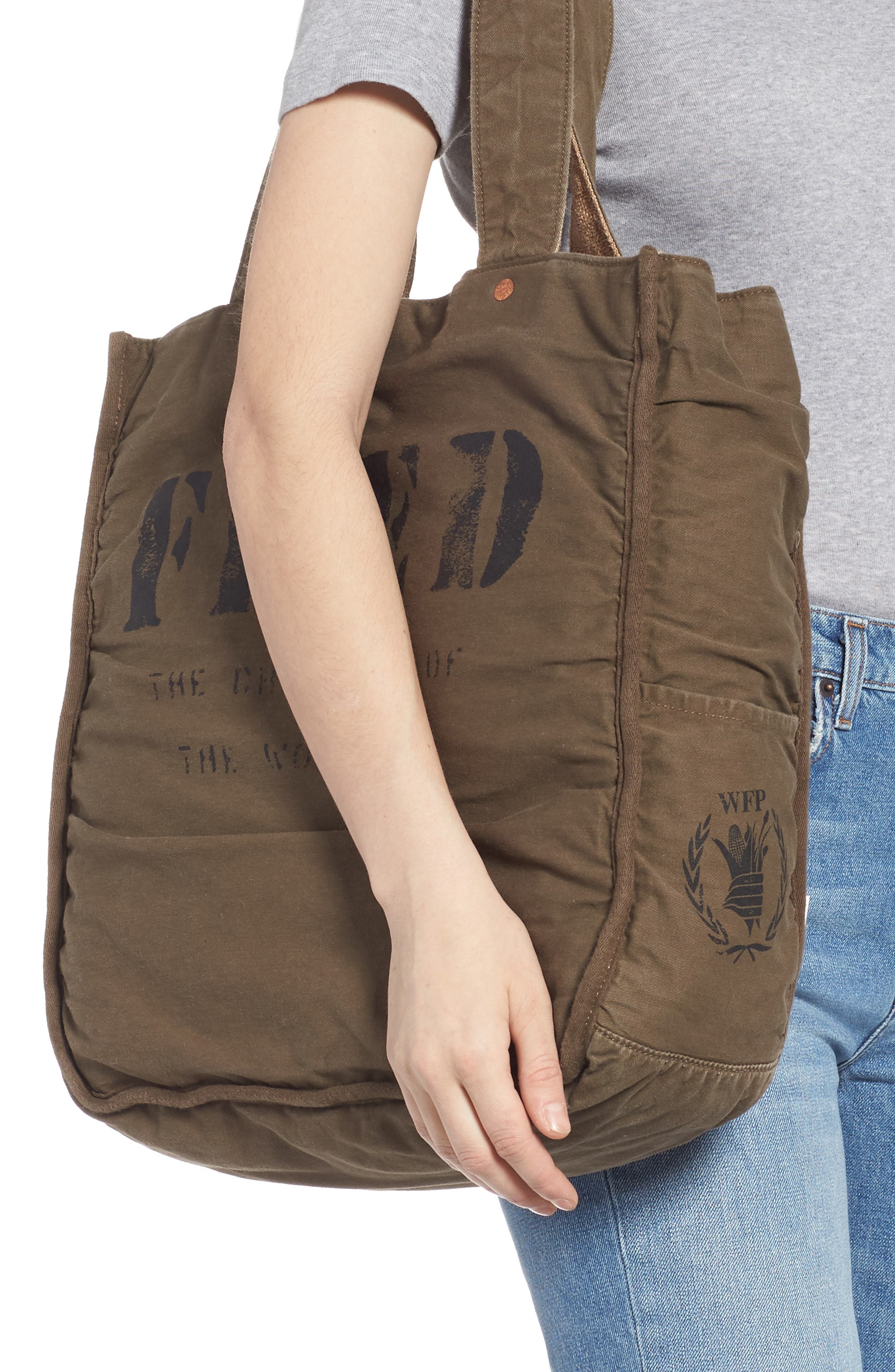 1 Bag Burlap Tote, Alternate, color, GRAY