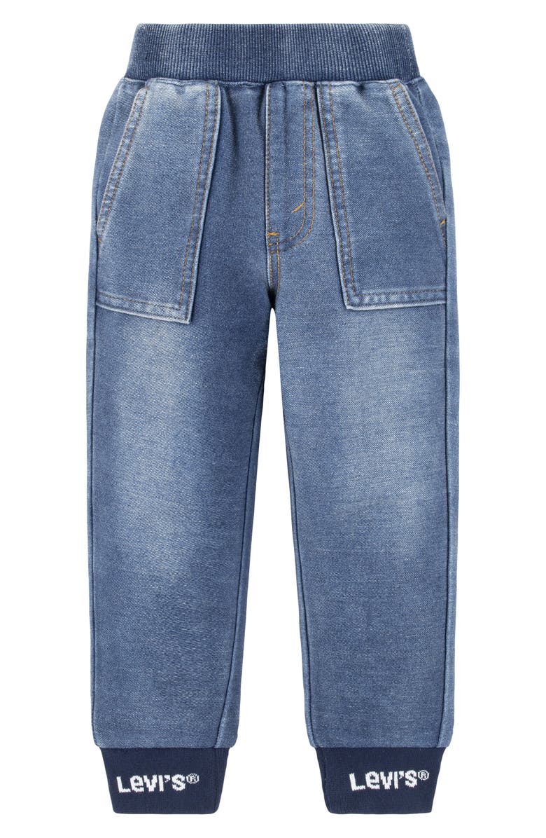 Levi's<sup>®</sup> Kids' Logo Denim Knit Joggers, Main, color, Utica