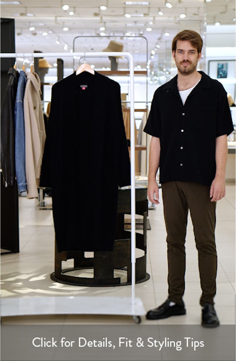 Open Front Cable Stitch Cardigan, sales video thumbnail