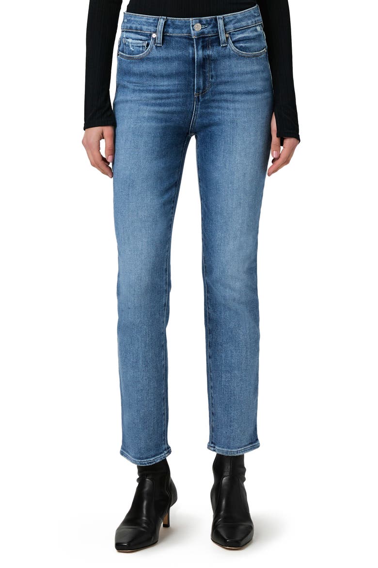 Cindy Straight Leg Jeans, Main, color, OLIVIN DISTRESSED
