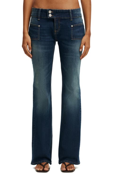 Cotton On Low Rise Bootcut Jean In Blue