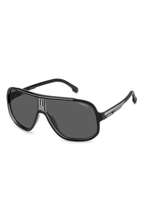 63mm Gradient Polarized Navigator Sunglasses