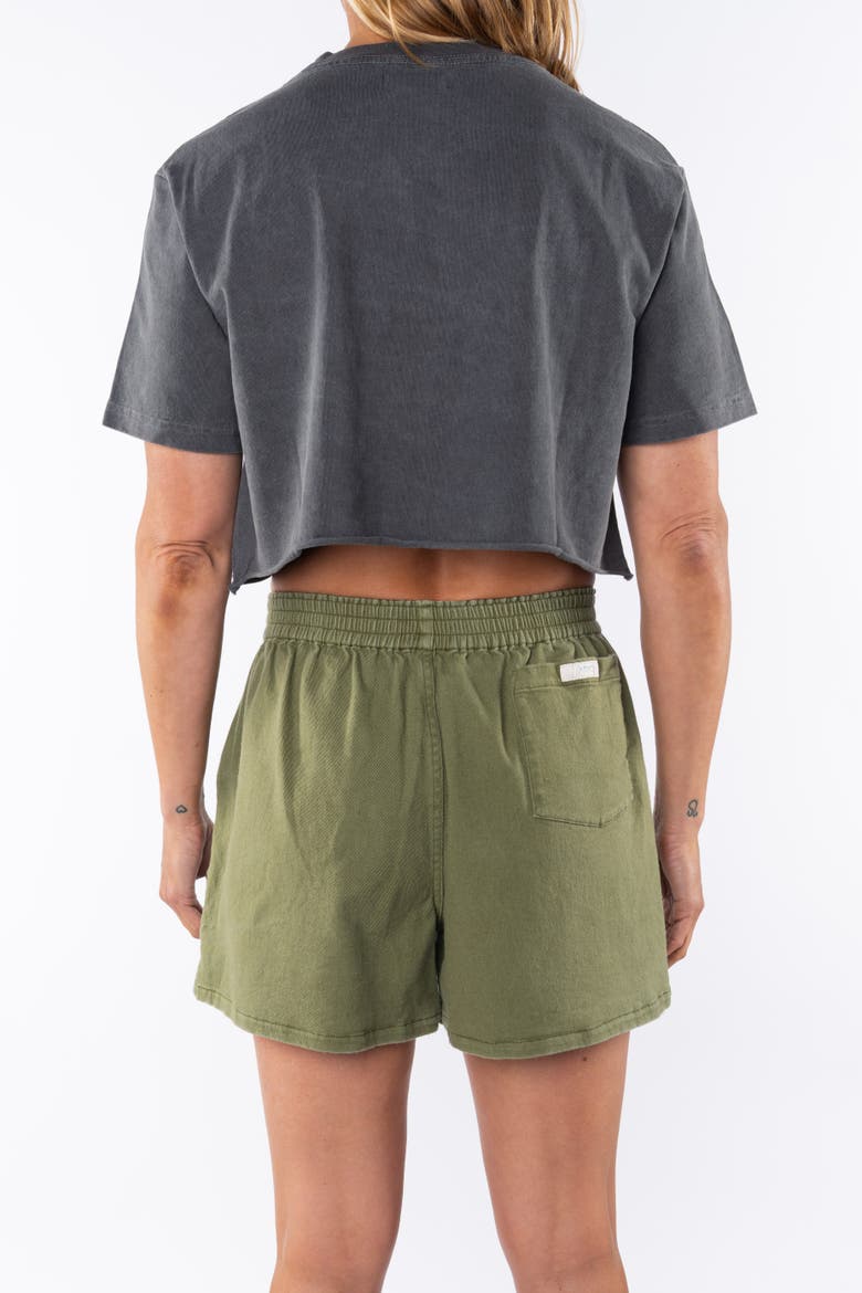 Beach Crop Tee, Alternate, color, Sea Grey
