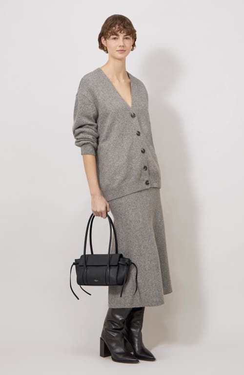 Mulberry 'small Bayswater' Black Shoulder Bag With Laminated Logo In Black