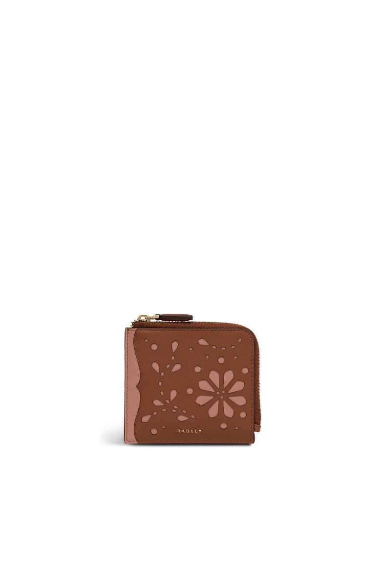 Chilworth Street - Cut Out Medium Zip Around Wallet, Main, color, Carnation