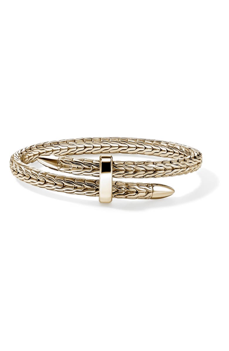 John Hardy Spear Flex Cuff, Gold, Main, color, 14K Yellow Gold