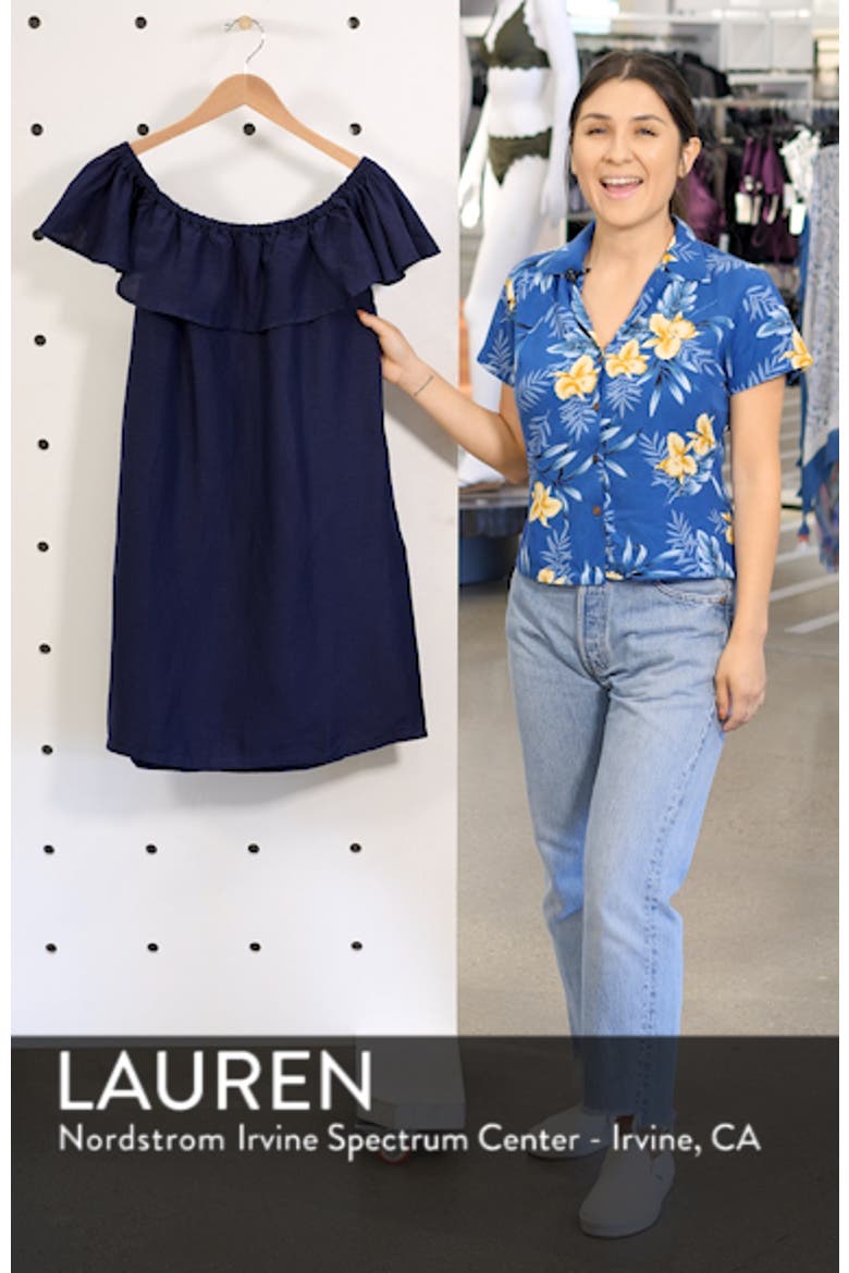 Off the Shoulder Cover-Up Dress video