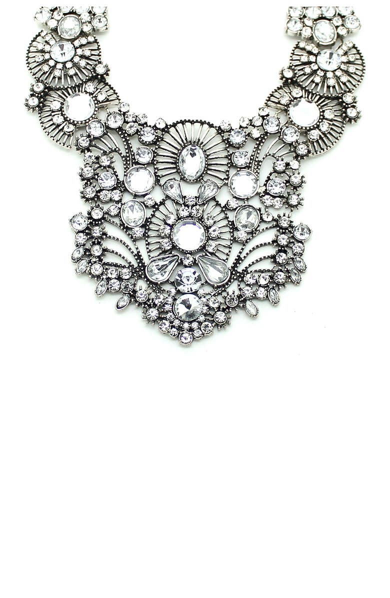 EYE CANDY LOS ANGELES Manhattan Necklace, Alternate, color, Silver