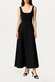 Nocturne Flared Maxi Skirt