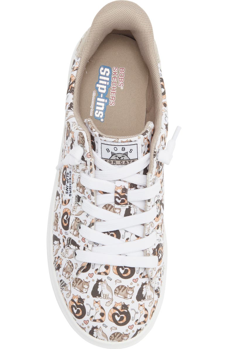 SKECHERS Slip-Ins<sup>®</sup> BOBS<sup>®</sup> D'Vine Sneaker, Alternate, color, White Multi