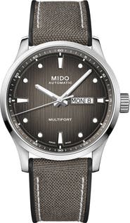 MIDO Multifort Automatic Fabric Strap Watch, 42mm