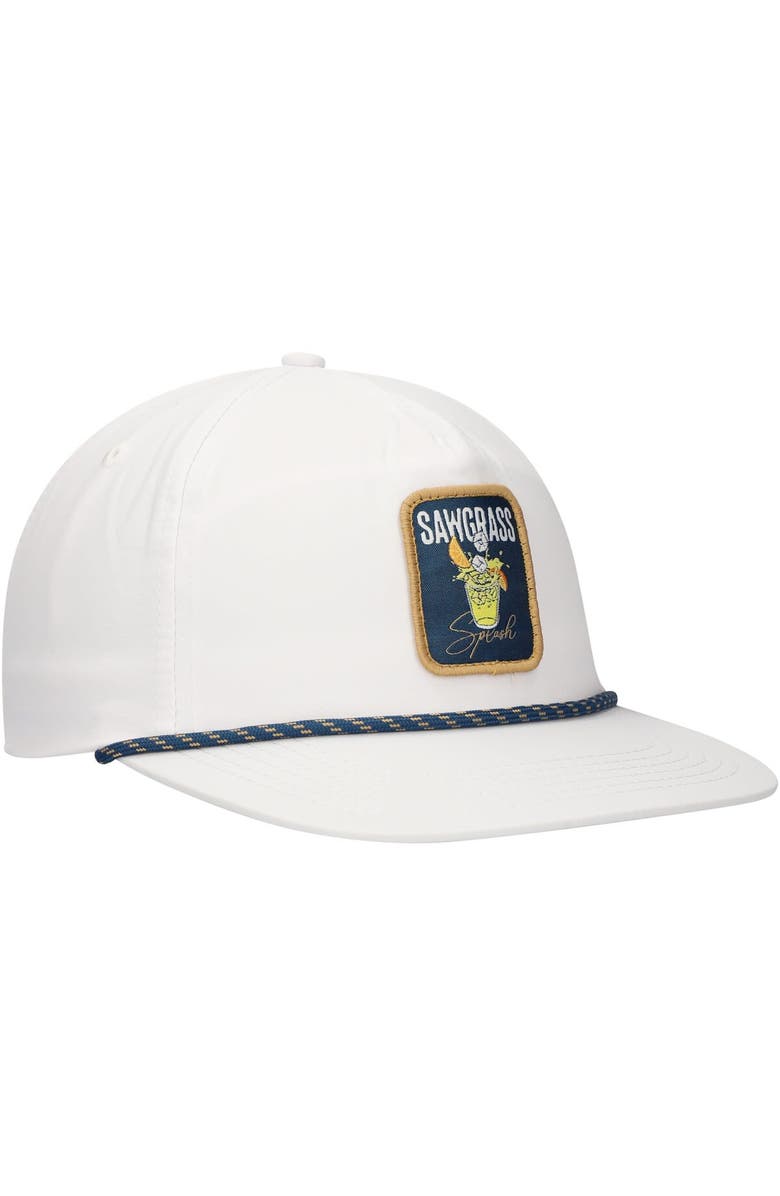 BARSTOOL GOLF Men's Barstool Golf White THE PLAYERS Snapback Hat, Alternate, color, White