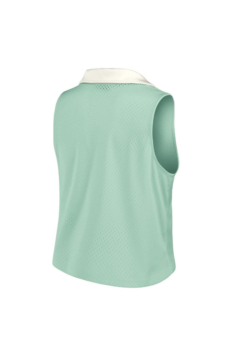 FANATICS Women's Fanatics Mint Los Angeles Dodgers Studio Wellness V-Neck Tank Top, Alternate, color, Mint