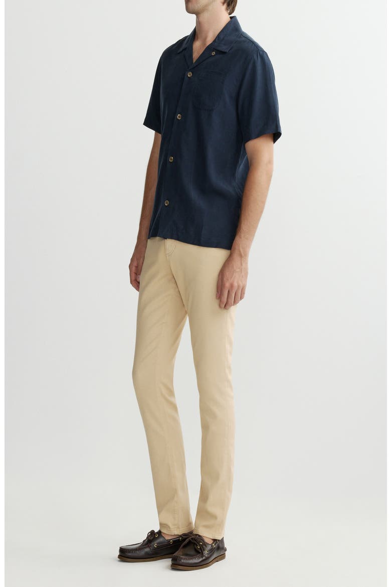 Hugh Relaxed Fit Camp Shirt, Alternate, color, NAUTICAL