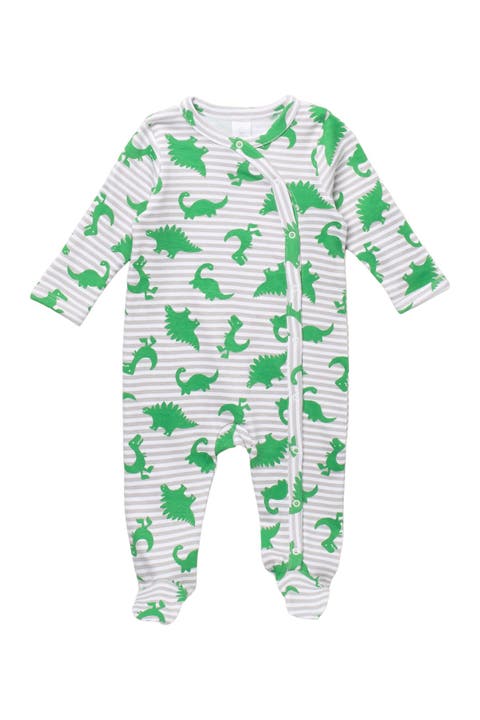 Print Cotton Footie