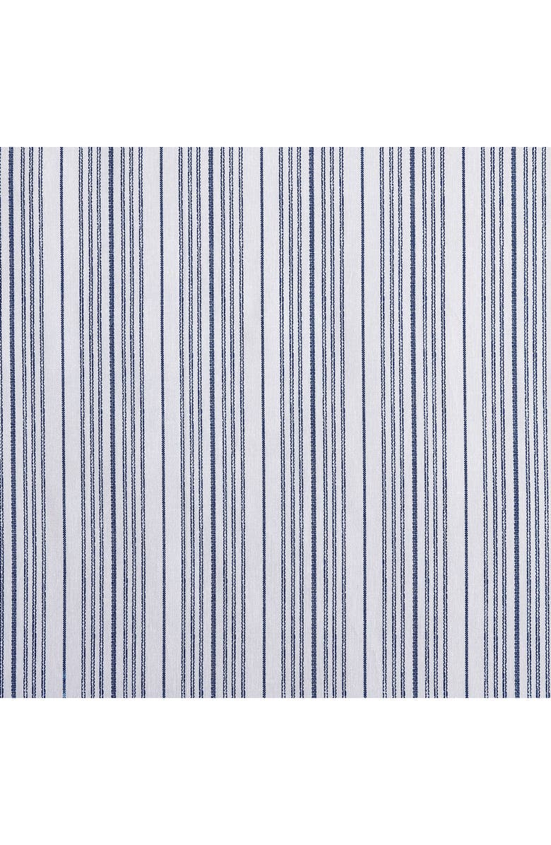 Nautica Beaux Stripe Percale Cotton Fitted Sheet, Alternate, color, Dark Blue