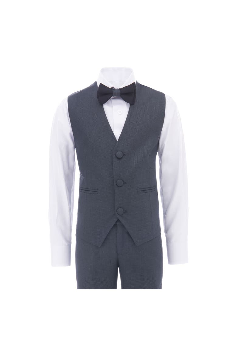 Peak Lapel Tuxedo, Alternate, color, Steel Blue