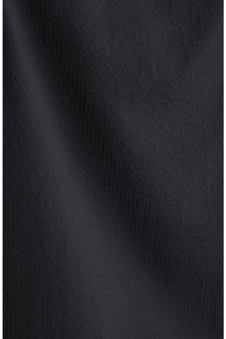 Seersucker Hooded Jacket, Alternate, color, SOLID BLACK