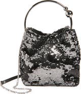 Strathberry The Circus Sequin Bucket Bag