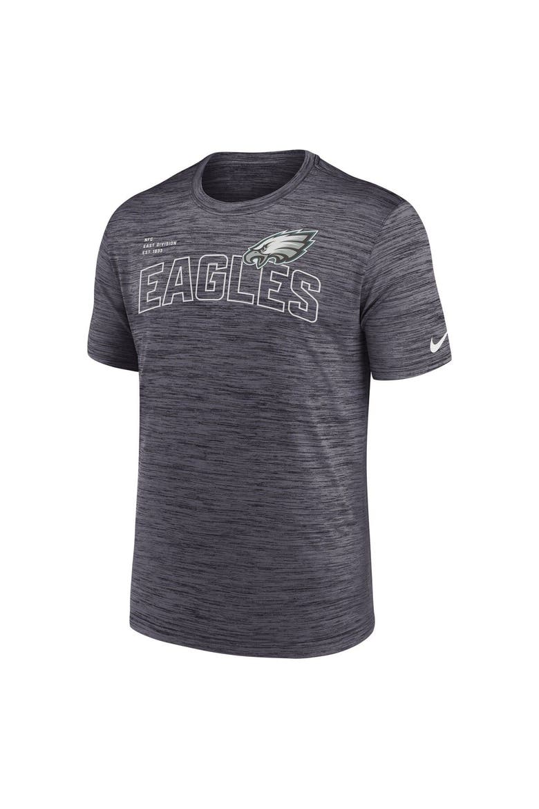 Men's Nike  Black Philadelphia Eagles Velocity Arch Performance T-Shirt, Alternate, color, Black