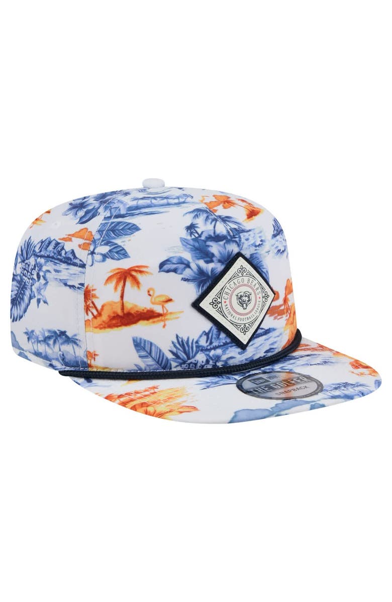 New Era Men's New Era  White Chicago Bears Adventure Snapback Golfer Hat, Alternate, color, 