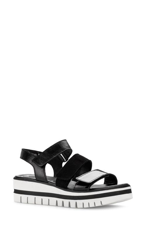 Gabor 44.620 Platform Sandal In Black