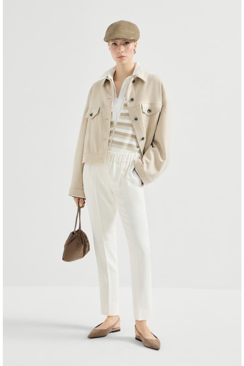Tailored Jogger trousers, Alternate, color, Off-White