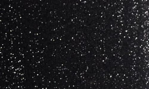 Stems Ruffle Metallic Crew Socks In Black