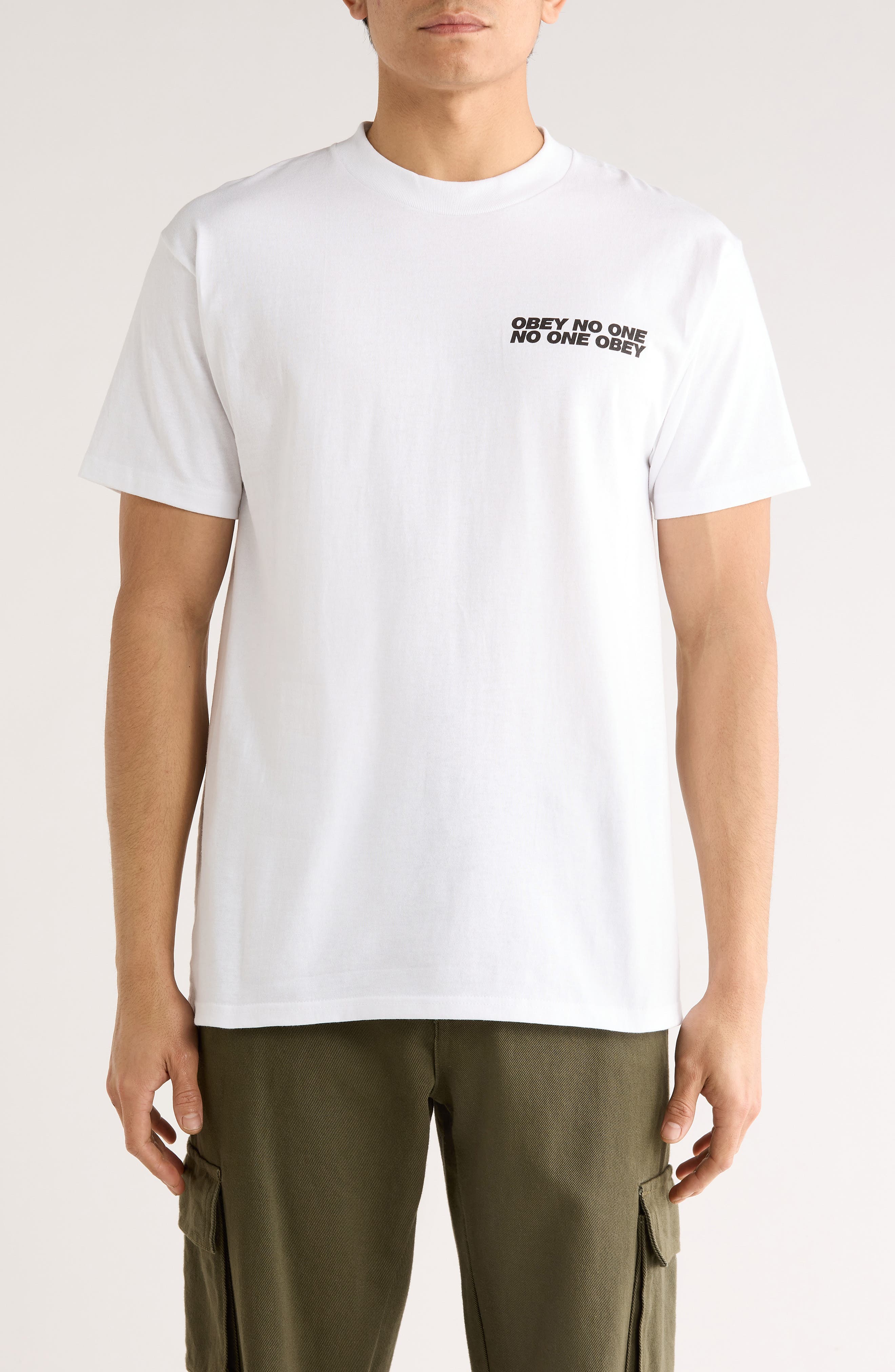 Obey No One Obey Graphic T-Shirt