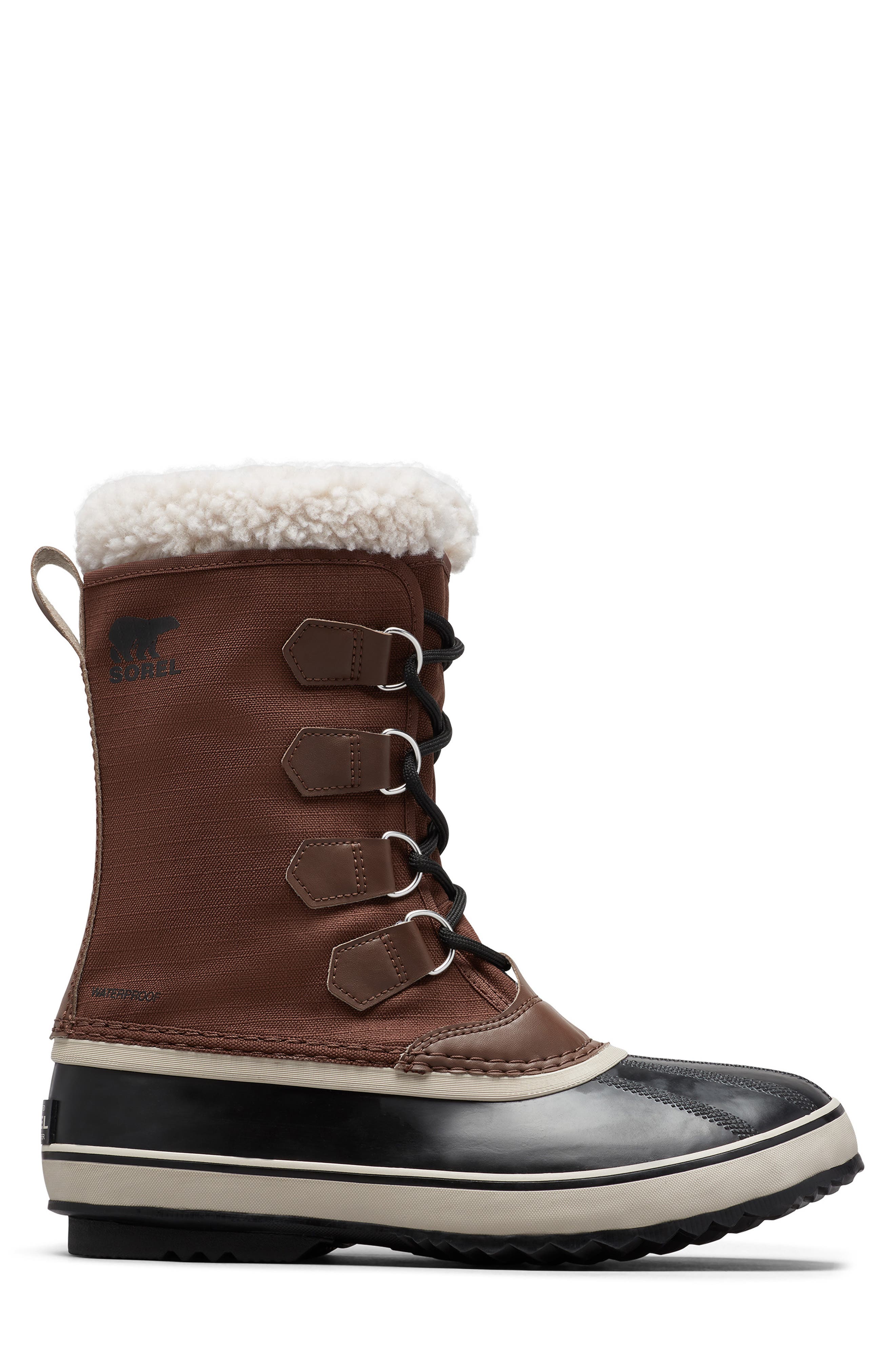 1964 PAC™ Nylon Waterproof Boot, Alternate, color, TOBACCO/ BLACK