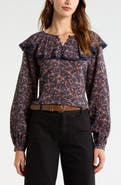 Treasure & Bond Ruffle Collar Top