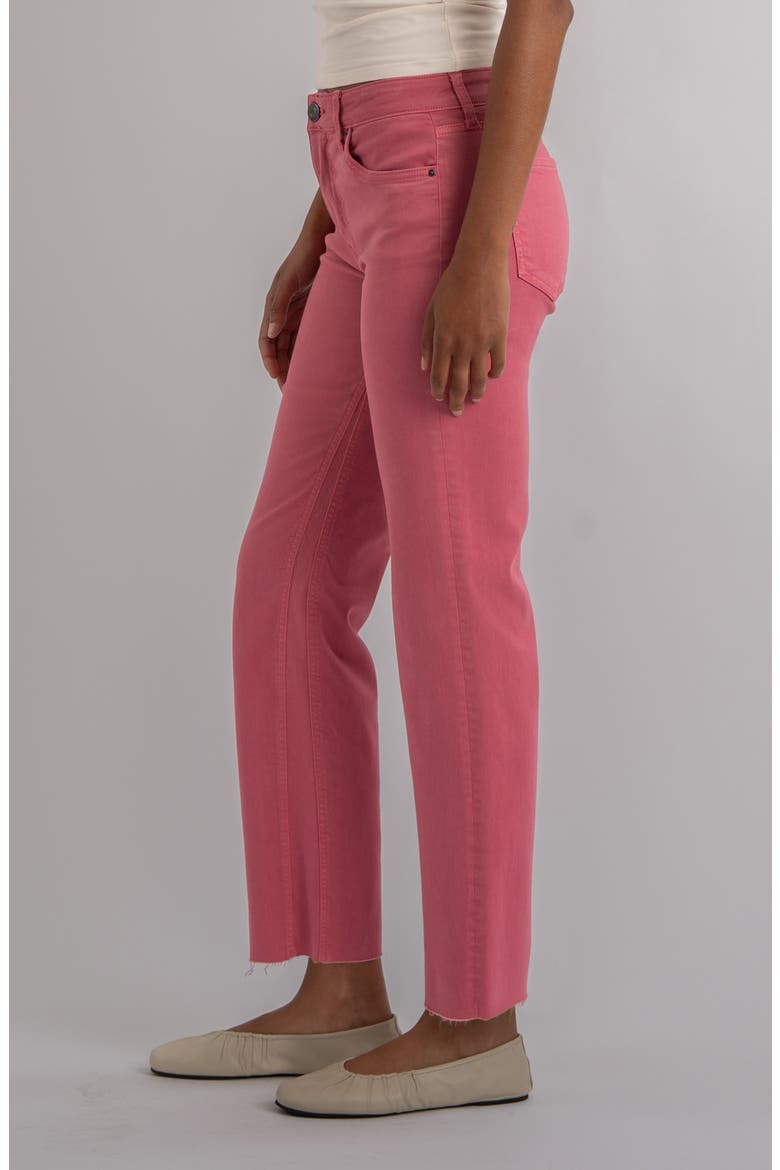 Kelsey Raw Hem Ankle Flare Jeans, Alternate, color, FLAMINGO
