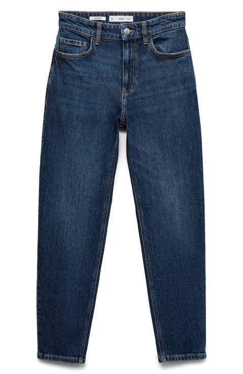 Comfort High Waist Straight Leg Jeans (Regular & Plus)