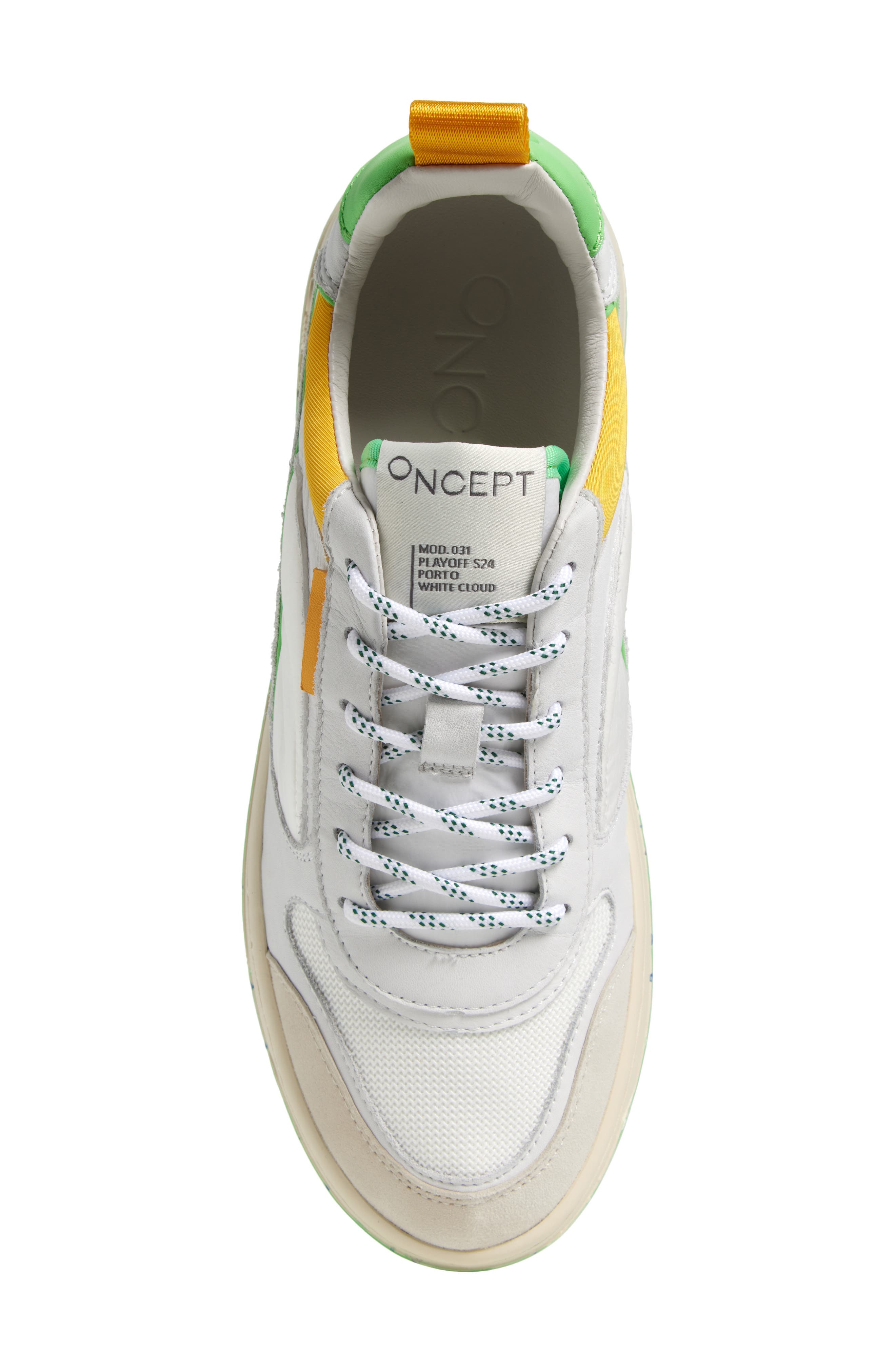 Oncept Porto Low Top Sneaker, Alternate, color, White Cloud