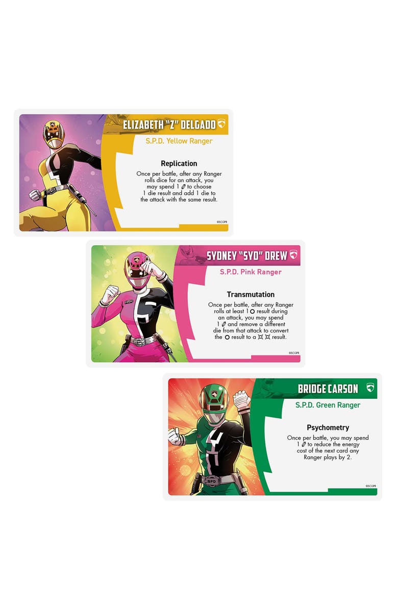 Renegade Game Studios Power Rangers Heroes of The Grid S.P.D Ranger Pack, Alternate, color, 