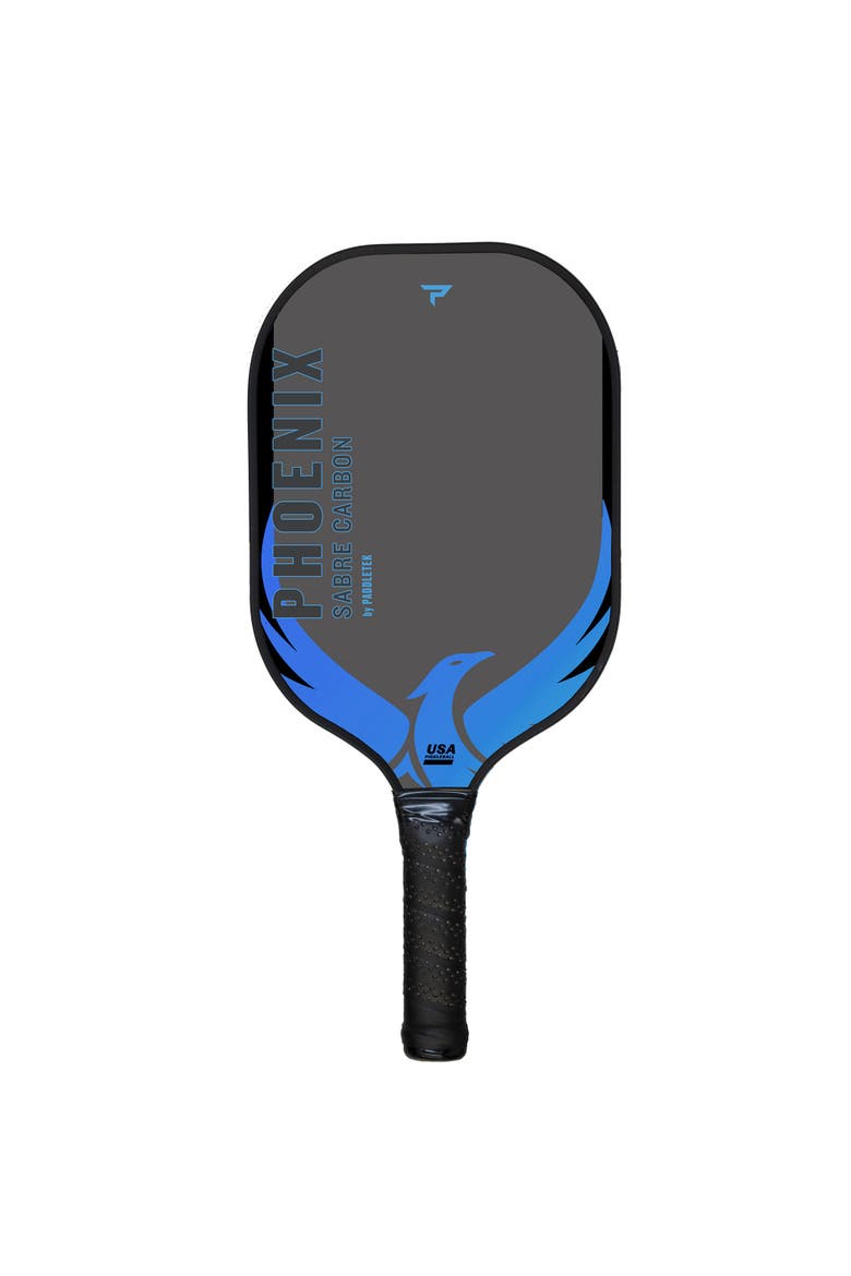 Phoenix Genesis Sabre Carbon Pickleball Paddle, Main, color, Riptide Blue