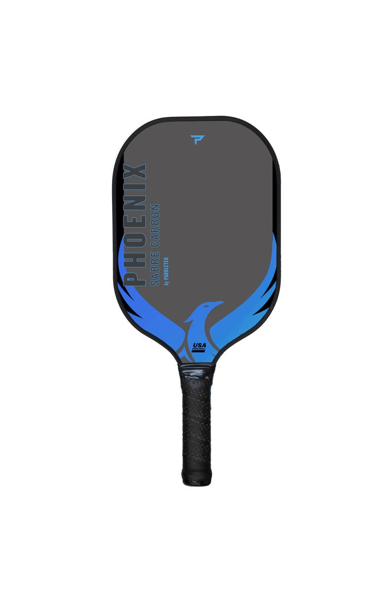 Paddletek Phoenix Genesis Sabre Carbon Pickleball Paddle, Main, color, Riptide Blue