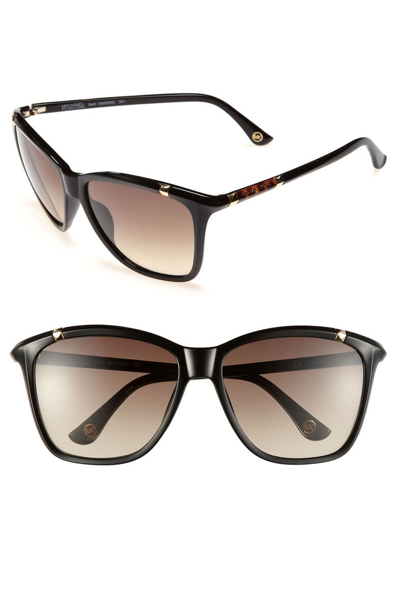 MICHAEL Michael Kors 'Beth' 58mm Sunglasses, Main, color,