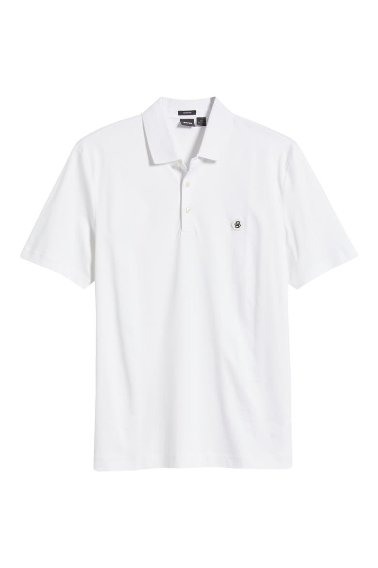 C-Parris Polo, Alternate, color, WHITE