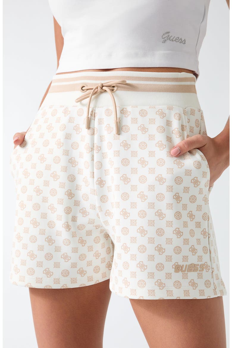 Aggie Tie Waist Shorts, Alternate, color, OPEN WHITE