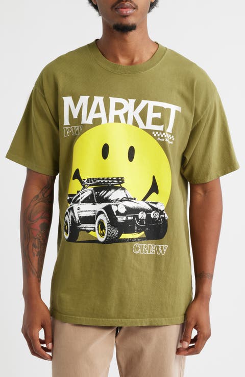 SMILEY® All Four Cotton Graphic T-Shirt