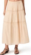 PAIGE Andres Tiered Maxi Skirt