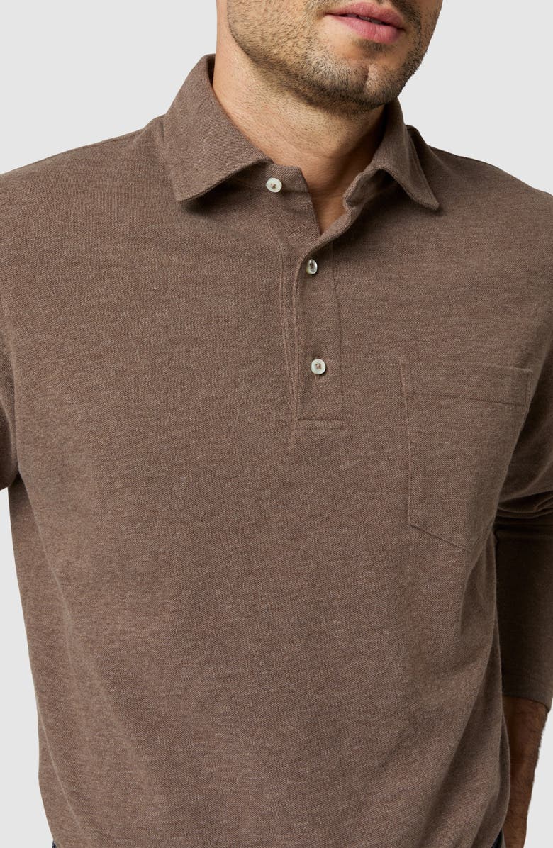 Sid Mashburn Pima Cotton Long Sleeve Polo, Alternate, color, 