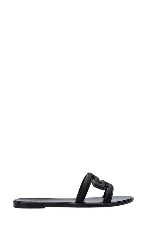 Melissa M Slide Sandal In Black