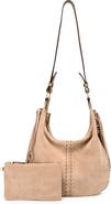 OLD TREND Hydrangea Genuine Leather Suede Heritage Shoulder Bag