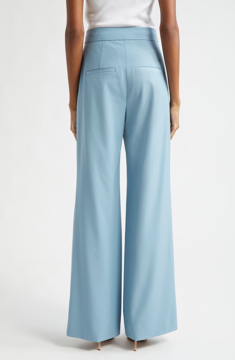 Veronica Beard Robinne Stretch Virgin Wool Blend Pants, Alternate, color, Sea Glass