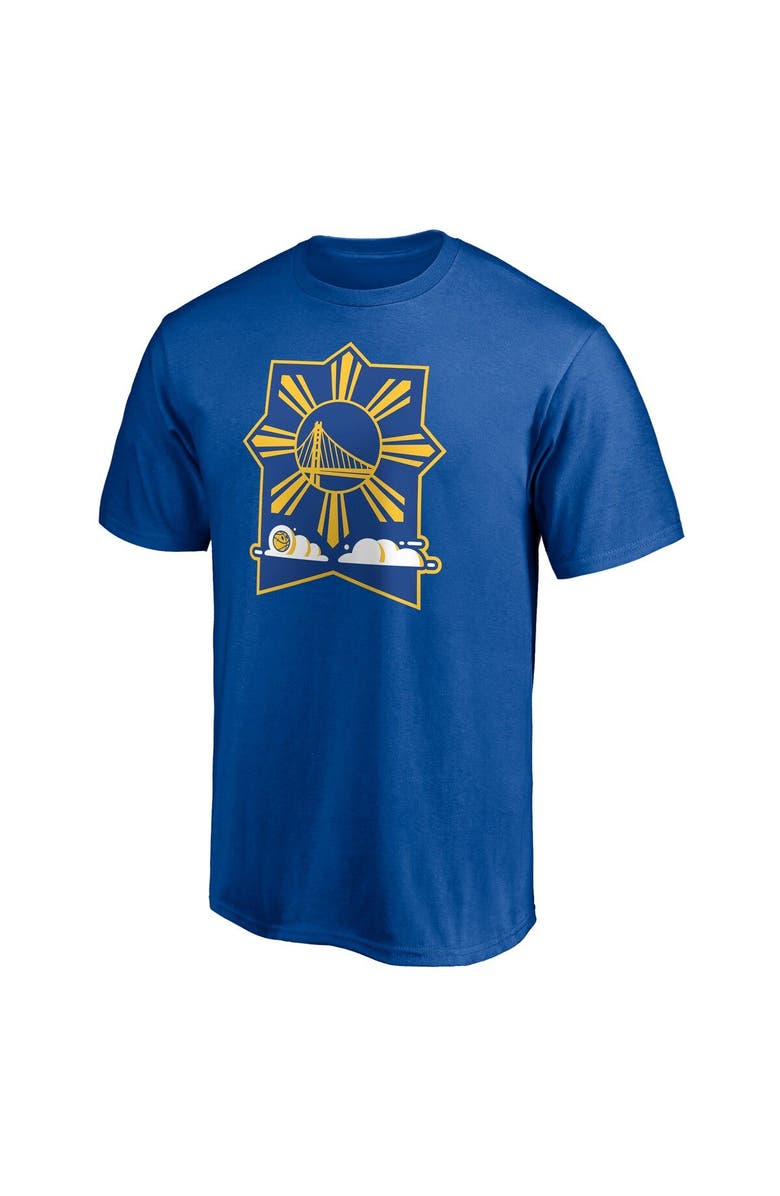 FANATICS Men's Fanatics Branded Royal Golden State Warriors Filipino Heritage Night T-Shirt, Alternate, color, 