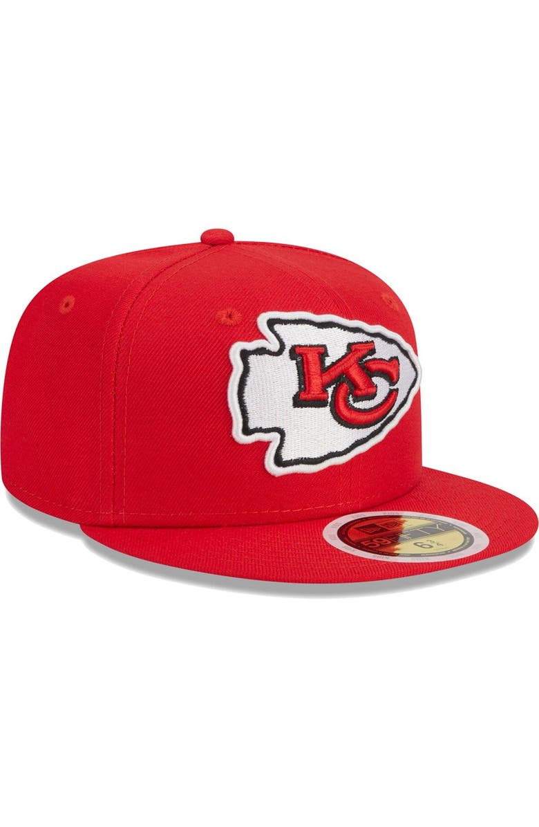 New Era Youth New Era Red Kansas City Chiefs  Main 59FIFTY Fitted Hat, Alternate, color, Red