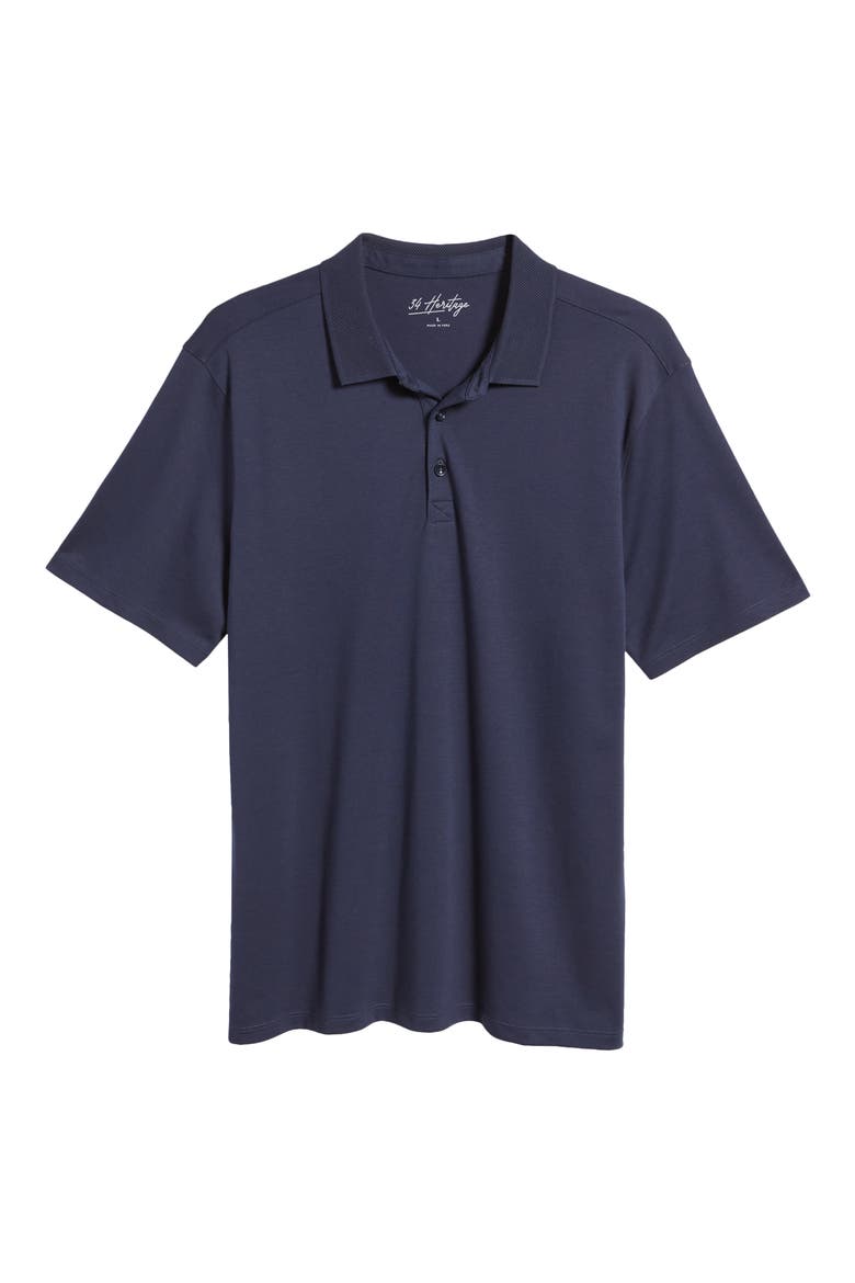Pima Cotton Polo, Alternate, color, NAVY